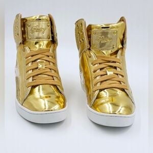 Pastry Pop Tart Glitter High-Top Sneaker Hip Hop Shoe Women Size 9